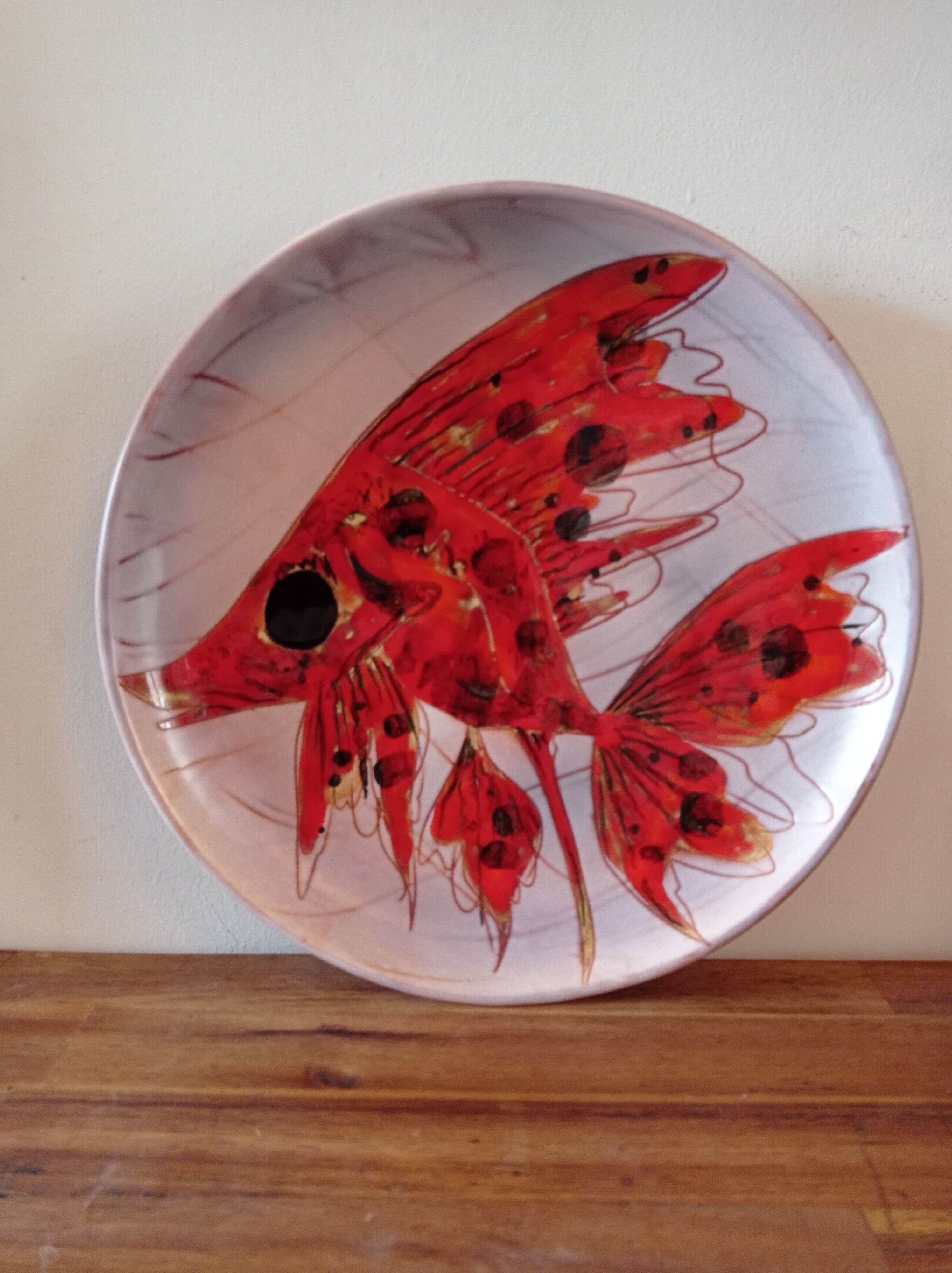 Plat Monique Brunner, Vallauris, ⌀ 32 cms