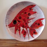 Plat Monique Brunner, Vallauris, ⌀ 32 cms