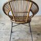 1960s rattan armchair