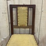 Series of 4 Art Deco mahogany chairs from the 1950s
