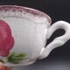 Set of 10 tea cups or coffee Niderviller model Cassandra - Flower decoration