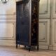 Pair of Louis XVI Weekly Tables in Black and Gold Lacquer, 18th Century