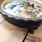 Convex mirror tray