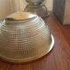 Gold holophane wall light