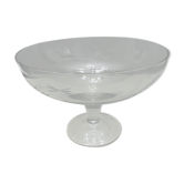 Chiseled glass cup
