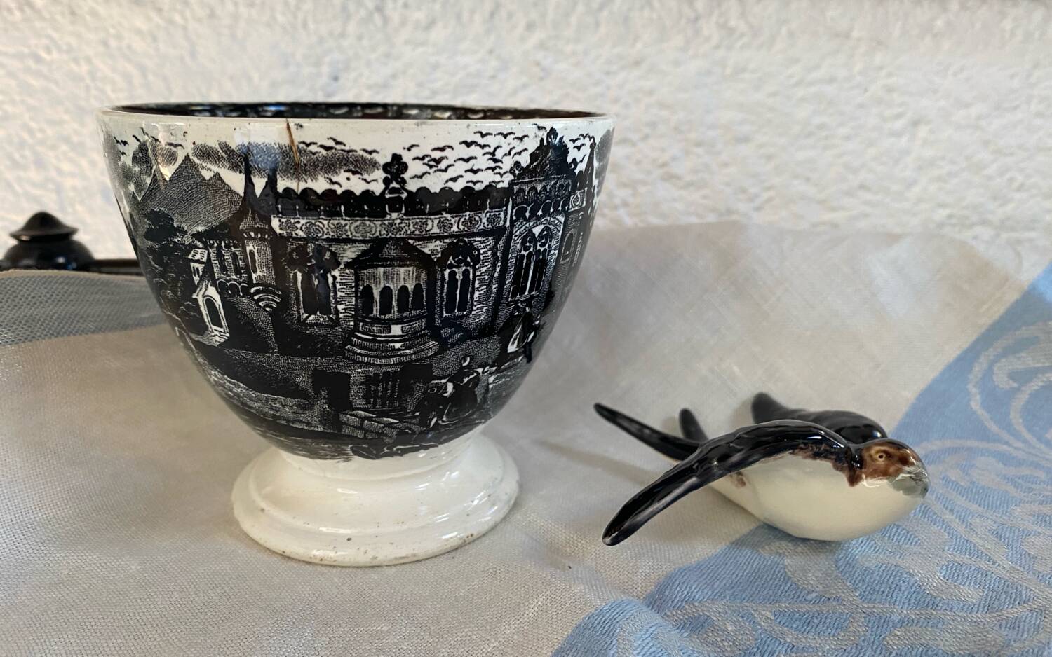 English earthenware cup 19th century