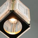 Vintage Italian Brass and Glass Lantern