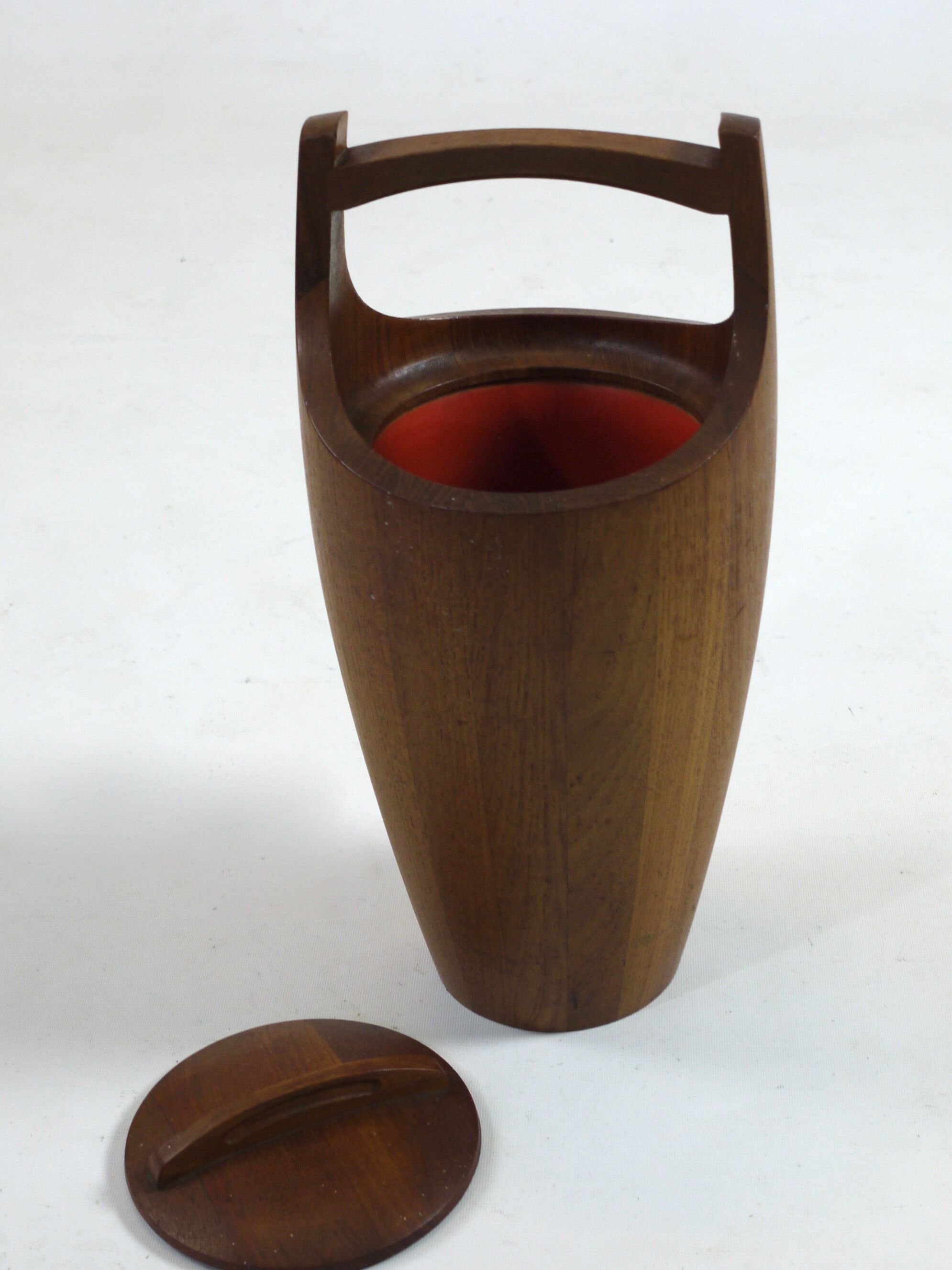 Teak Ice Bucket by Jens Quistgaard for Dansk Design, 1960s