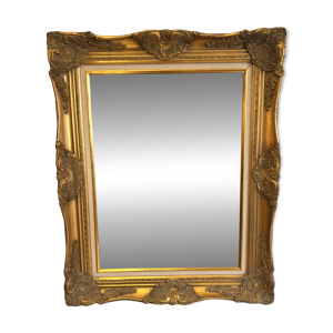 Miroir en bois doré