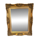 Golden wooden mirror in Louis XV style