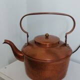 Hammered copper teapot