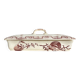 K&G Lunéville comb box in brown ironstone