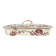 K&G Lunéville comb box in brown ironstone
