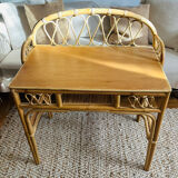Rattan desk