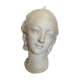 Tête en plâtre