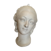 Tête en plâtre