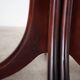 Round mahogany table, Danish design, 1970s, made in Denmark.