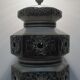 Double lighting ceramic lamp stand