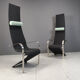 Postmodern King dining chairs by Belgochrom - set of 6
