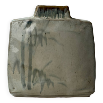 Glazed stoneware vase by Shoji Hamada, Japan