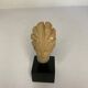 Antiquity two heads Greek woman with terracotta bun