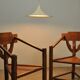 Pair of vintage antique Scandinavian oak Monk chairs, Sweden 1950s