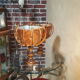 Scandinavian wicker lamps set 1960s