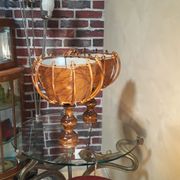 Scandinavian wicker lamps set 1960s