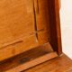 Art deco tray in solid teak