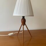 Teak tripod lamp 60s