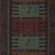 Vintage Turkish kilim handwoven 102x163 cm