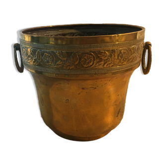 Small brass bucket