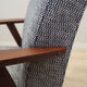 Fauteuil en acajou design danois années 1960 production: Danemark