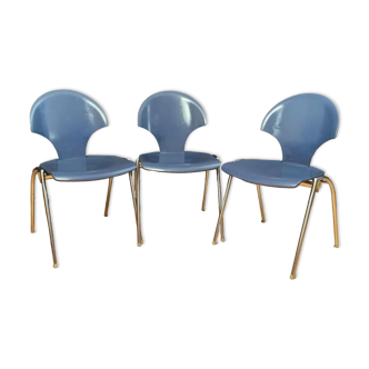 Set of three Kusch+Co chairs, Germany, 1980s