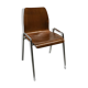 195s0 chrome and curved wooden chair