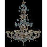 Lustre en verre de Murano début du 21ème siècle
