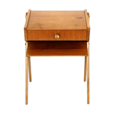 Teak bedside table, Sweden, 1950
