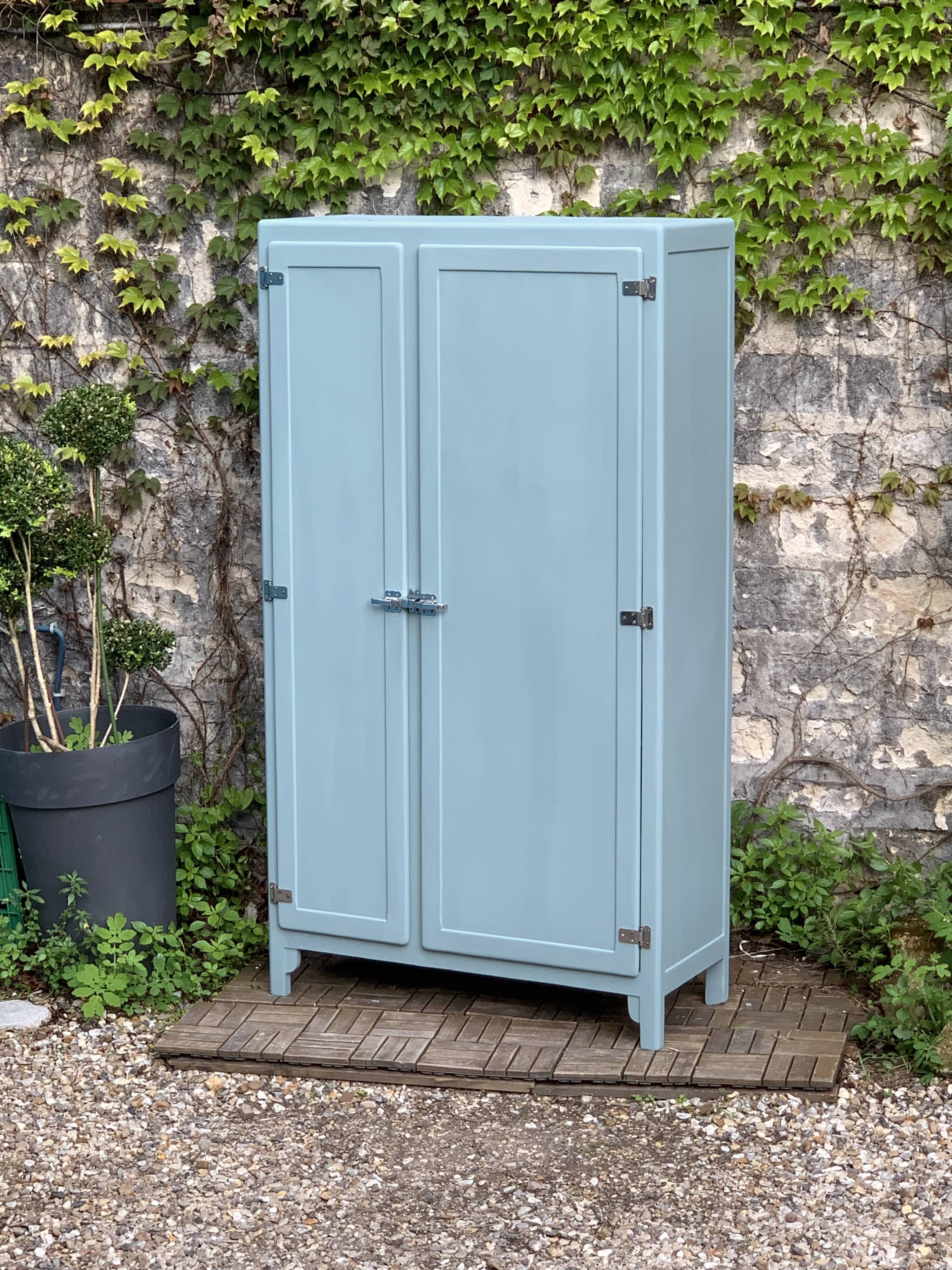 Mado 1940 blue/grey green kitchen cabinet buffet