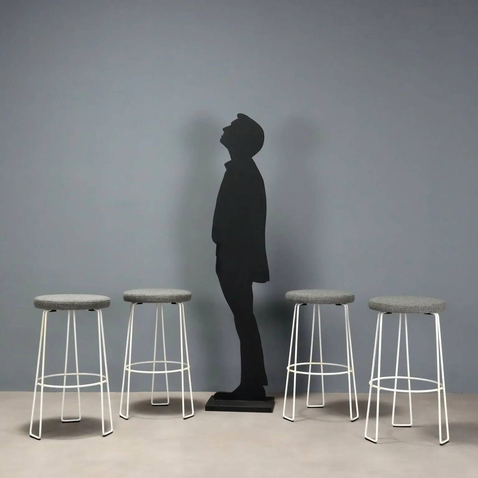 Vintage stools Studio DDA for Alberti Metal, Italy, 1980s