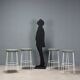 Vintage stools Studio DDA for Alberti Metal, Italy, 1980s
