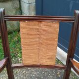 Pair of old brutalist design armchairs