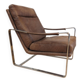 Fauteuil design en cuir
