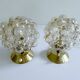 Pair of Limburg Bubble Glass Lamps