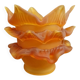 Amber glass tulip