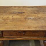Antique Nordic Baroque Oak Table, Dated 1807