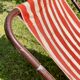 Vintage foldable nomadic deckchair