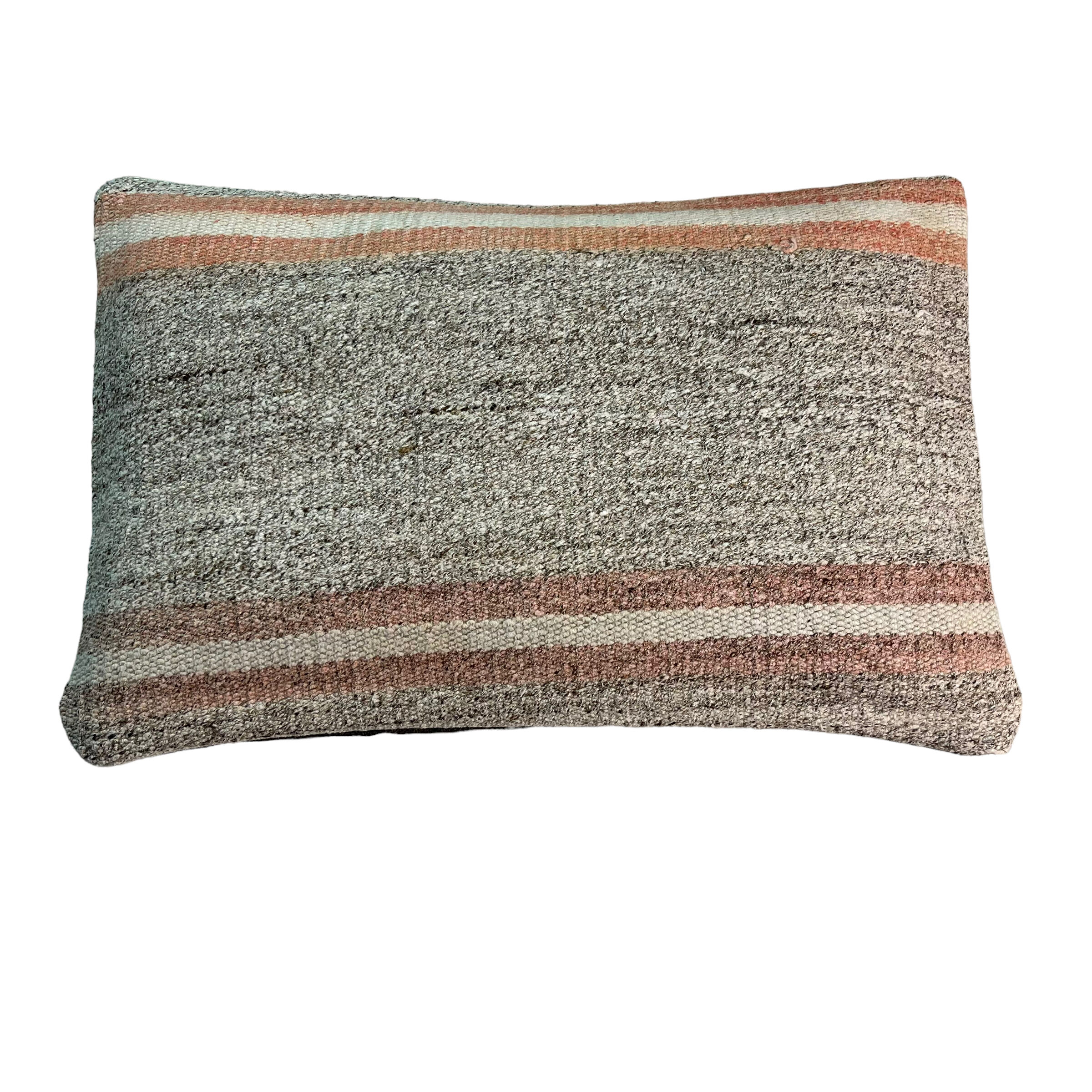 Vintage turkish kilim cushion cover 30x50cm