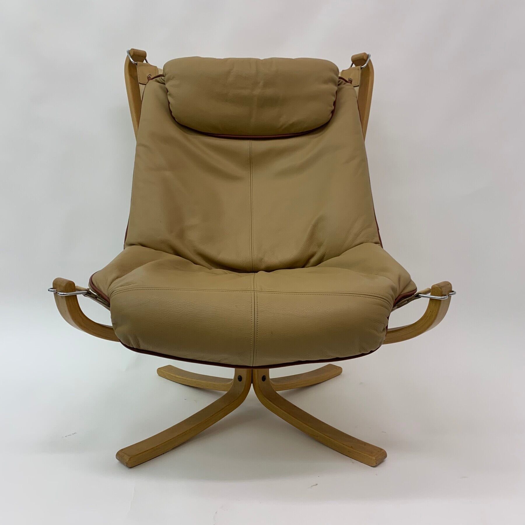 Falcon leather armchair by Sigurd Ressel for Vatne Møbler 1970s