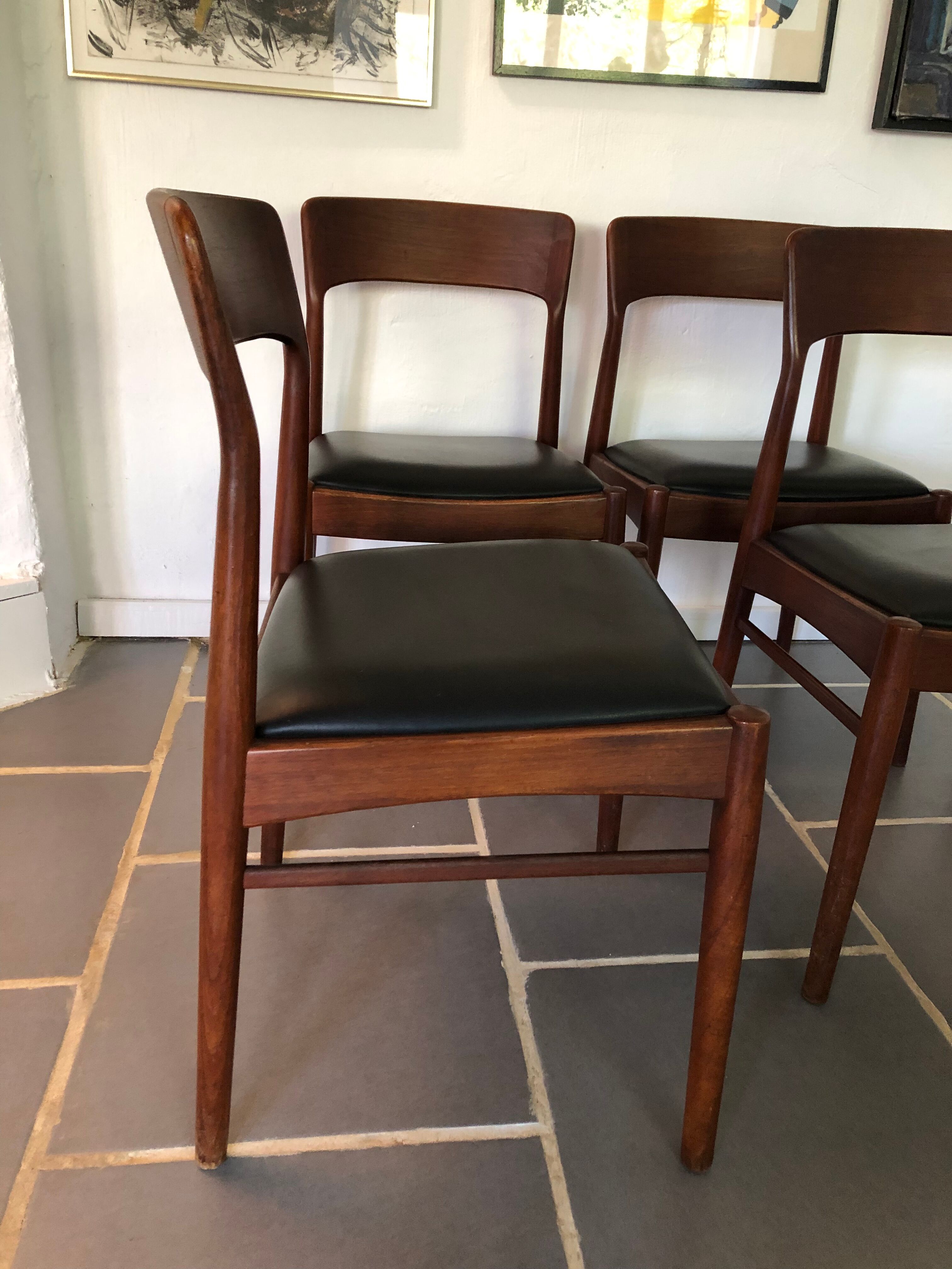4 Chaises vintage KS Møbler design danois