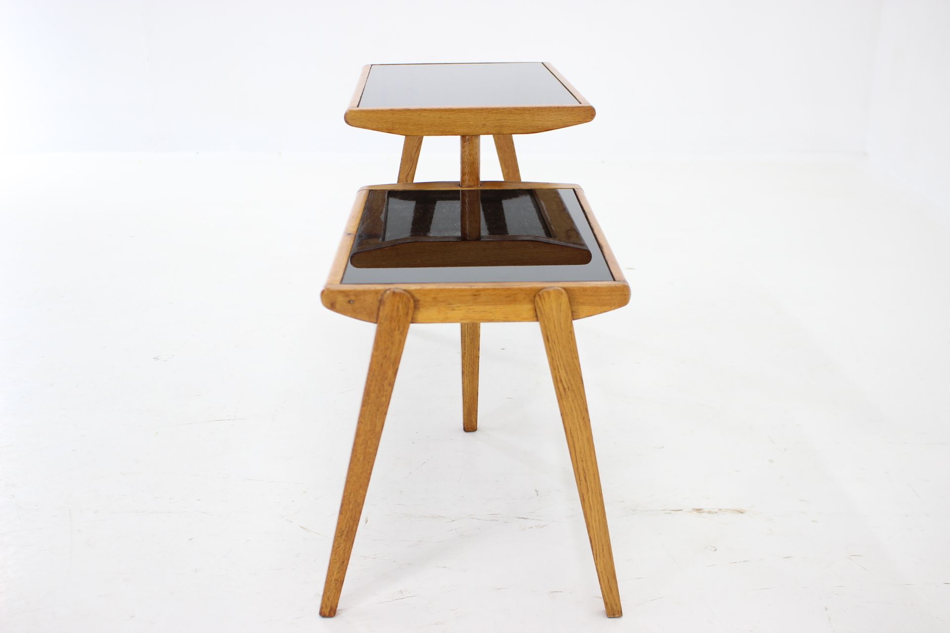 1960s Oak Side Table by Krasna Jizba ,Czechoslovakia